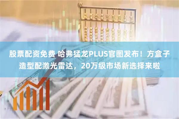 股票配资免费 哈弗猛龙PLUS官图发布！方盒子造型配激光雷达，20万级市场新选择来啦